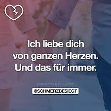 Ich Liebe Dich Von Ganzen Herzen Und Das Fur Immer In 2020 Liebesfakten Jemanden Vermissen Liebesspruche