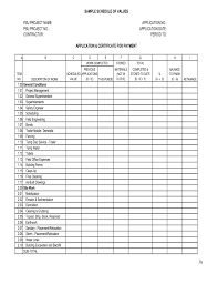 On call schedule template excel fedzz new weekly schedule template pdf sample weekend schedule 6 documents. Schedule Of Values Fill Online Printable Pdf Template