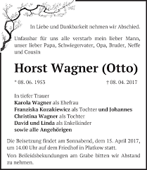 David wagner is not taking the manager's job at west brom and will take over at young boys. Traueranzeigen Von Horst Wagner Markische Onlinezeitung Trauerportal