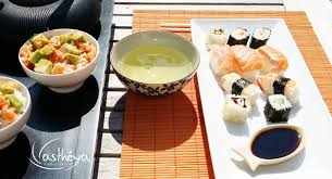 Une Escale Au Japon Ca Vous Dit L Accord Parfait Entre The Et Mets Japonais Venez Savourer Le Gout Delicieux Et Grille Du Genmaicha Www Astheya Fr