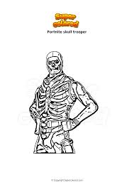 Fortnite skull trooper coloring pages fortnite aimbot 7 20. Coloring Page Fortnite Onesie Full Supercolored Com