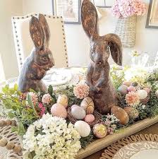 50 Elegant Easter Tablescapes Centerpieces Spring Easter Decor Easter Table Centerpieces Easter Tablescapes