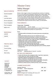 The main duties and responsibilities for this position include: Safety Manager Resume Sample Example Job Description Template Health Hazards Accidents