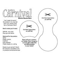 Such as png, jpg, animated gifs, pic art, logo, black and white, transparent, etc. Document Details Mickey Mouse Minnie Mouse Ears Template Diy Mickey Ears Disney Ears Disney Diy