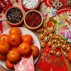 Our version of szechwan chicken features spicy. 3