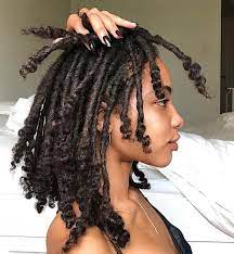 Locs With Curly Ends Locs Hairstyles Hair Styles Curly Hair Styles