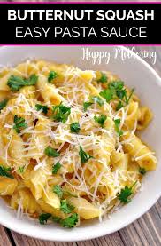 Butternut Squash Sauce With Sage And Thyme Happy Mothering Recipe Butternut Squash Pasta Sauce Butternut Squash Pasta Sauce Recipe Butternut Squash Sauce