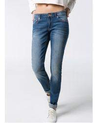 Codes promo, ventes flash, livraison offerte, trouvez le produit de vos rêves à prix réduit ! Mango Slim Fit Alice Jeans In Blue Lyst