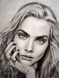 Top Drawing Beautiful Drawing Of Cara Delevingne By Julietessence Portrait Pencil Portrait Beautiful Drawings