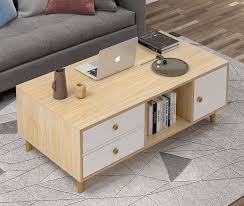 Metal base with black powdercoat finish. Deluxe Coffee Table With Drawer
