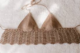 Chain 11 (15,20,26) row 1: Goldstone Bralette Make This Easy Boho Adjustable Crochet Pattern In Any Size Knits N Knots