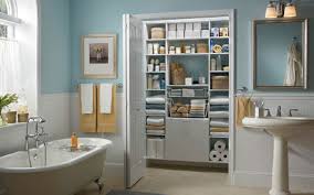 Amazing gallery of interior design and decorating ideas of open linen closet in bathrooms by elite interior designers. Linen Closet Organization House Plans And More