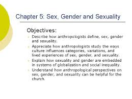 Chapter 5 Sex Gender And Sexuality Objectives L