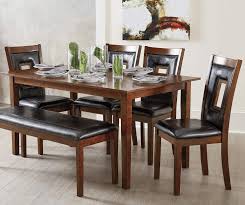 When encountered with visitors and the need for extra seating, an extendable dining table offers comfort and largesse. 6 Piece Padded Dining Set With Bench Big Lots Dining Room Sets Dining Set With Bench Small Kitchen Tables