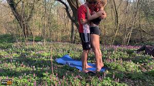 Fitness in Nike Pro Yoga Shorts spanked