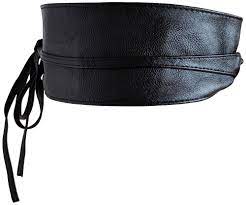 Elastischer damen taillengürtel stretchgürtel breit bindegürtel zum binden ring. Sahara Breiter Taillengurtel Zum Binden Obi Wickelgurtel Sehr Weich Fronhofer Gurtel