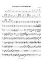 Welcome to the Black Parade Sheet Music - Welcome to the Black ...