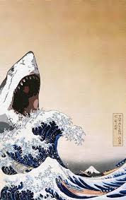 Where Ink Began And Then There Was Jaws Shark Art Art Appropriation Art