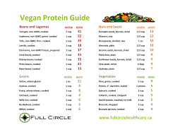 vegan proteins an accurate reference guide full circle