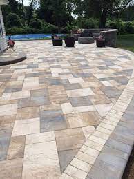 12 Some Of The Coolest Ways How To Improve Backyard Pavers Design Ideas Diy Stone Patio Stone Patio Designs Patio Stones