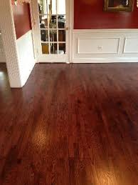 Red Oak With Red Mahogany Stain And Ultraviolet Uv Finish Mahogany Flooring Red Mahogany Stain Red Oak Floors