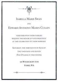 Twilight Wedding Invite Wedding Invitation Inspiration My Perfect Wedding Twilight Wedding