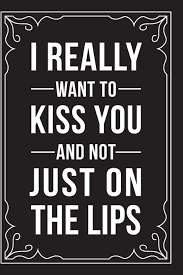 I Really Want To Kiss You And Not Just On The Lips This 6 X9 Journal Features Funny Relationship Quotes Makes Great Gift Idea For Valentines Day Or Anniversary 6 X9 100 Pages Notebooks
