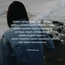 Pembaca alkitab memiliki tanggung jawab untuk menerapkan kebenaran yang terilhami tersebut ke gelar ini digunakan untuk allah bapa dalam titus 1: 1 Timotius 4 12 Jangan Seorang Pun Menganggap Engkau Rendah Karena Engkau Muda Jadilah Teladan Bagi Orang Orang Percaya Dalam Perkataanmu Dalam Tingkah Lakumu Dalam Kasihmu Dalam Kesetiaanmu Dan Dalam Kesucianmu Alkitab Terjemahan