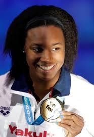 Simone Manuel backs up historic Olympic swimming win with world championship