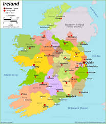 Map Of Ireland Ireland Map Ireland Map