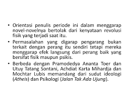 Check spelling or type a new query. Karya Karya Puncak Dalam Sastra Indonesia Modern Ppt Download