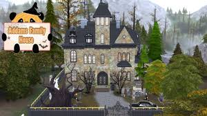 Has its own greenhouse and pond. Addams Family House Movie 1991 Casa Da Familia Addams Ts4 Speed Build Youtube