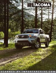 By the japanese automobile manufacturer toyota since 1995. Importarchive 1958 2018 Toyota Tacoma Brochure 2005 2015 Free Preview Gallery 2005 2006 2007 2008 2009 2010 2011 2012 2013 2014 2015