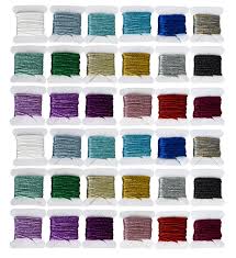 embroidery floss metallic embroidery thread sets cross stitch threads friendship bracelets floss crafts floss 36 bobbins for embroidery