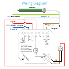 Step 1 connect the device in accordance with the wiring diagram presented in figure 1. Interruptor De Persiana Cortina Inteligente Wifi Modulo De Rele Hagalo Usted Mismo Automatizacion Del Hogar Ebay