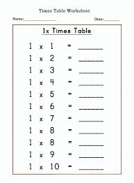1 Times Tables Worksheets Activity Shelter In 2020 Times Tables Worksheets Times Tables Maths Times Tables