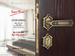 Pilihlah aksesoris pintu rumah dengan model dan kualitas yang bagus sehingga anda dapat merasakan kepuasan apabila sudah memilikinya. Handle Pintu Rumah Merk Paloma Konsep Spesial