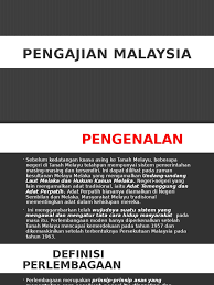 Berikutan kemenangan parti perikatan dalam pilihanraya persekutuan pertama pada tahun 1955, tunku abdul rahman putra telah dipilih sebagai ketua menteri pertama. Pengajian Malaysia