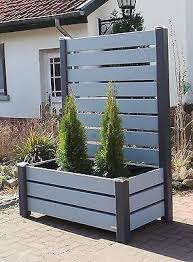 Pflanzkasten M Mobilem Sichtschutz Sichtschutzzaun Kasten Pflanzkubel Glattkant Pflanzkasten M Mobilem Sichtschut Garden Privacy Backyard Backyard Landscaping