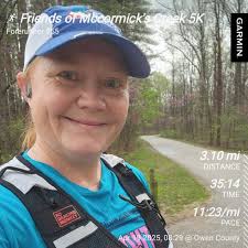 Friends of Mccormick's Creek 5k. I got drenched, but it was great race! The  last hill was brutal. I'll definitely do this one again. #garmin  #beatyesterday #running