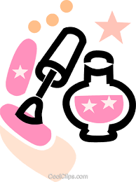 unha polonês e unha livre de direitos Vetores Clip Art ilustração -vc068949-CoolCLIPS.com