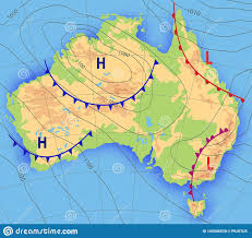 Weather Forecast Meteorological Weather Map Of The