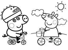 The full collection of peppa pig colouring pages can be converted into a whole book that can be handed over to your child during his free time. Cute Pig Coloring Pages Pdf Coloringfolder Com Peppa Pig Coloring Pages Peppa Pig Colouring Coloring Books