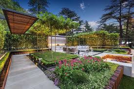 Neatly Compartmentalized Garden Modern Garden Design Modern Garden Modern Landscaping