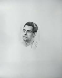 Pencil sketch of great bengali film maker satyajit ray. Satyajit Ray Sketch Satyajit Ray Pencil Sketch Potrait