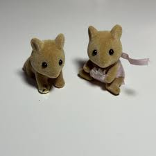 Sylvanian Families Jess And Harvey Meadows Mice Twins Mouse RARE Vintage  HTF