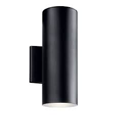 Kichler 11310bktled Textured Black Single Light 12 Tall Led Outdoor Wall Sconce Lightingshowplace Com