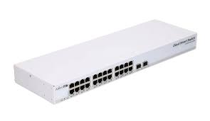SWITCH RED 24 PUERTOS MIKROTIK CSS326-24G-2S+RM
