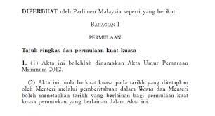 Video anak umur 12 tahun di perkosa hit. Kuatkuasa Akta Umur Persaraan Minimum 2012 Akta 753