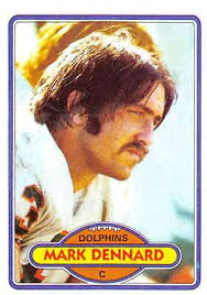 1980 TOPPS #321 MARK DENNARD NM-MT DOLPHINS